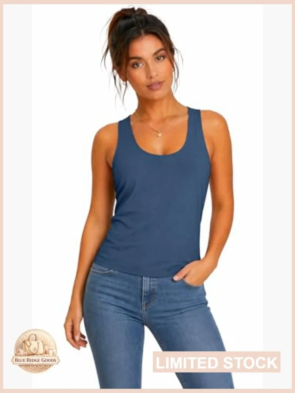 Slim Fit Camisole Top Undershirt Buttery Soft Layering Tank Top Basic Essential - Picture 5 of 6